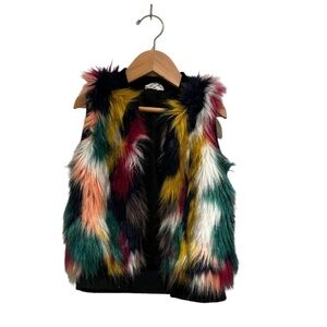 DEUX PAR DEUX faux fur vest - size 4T